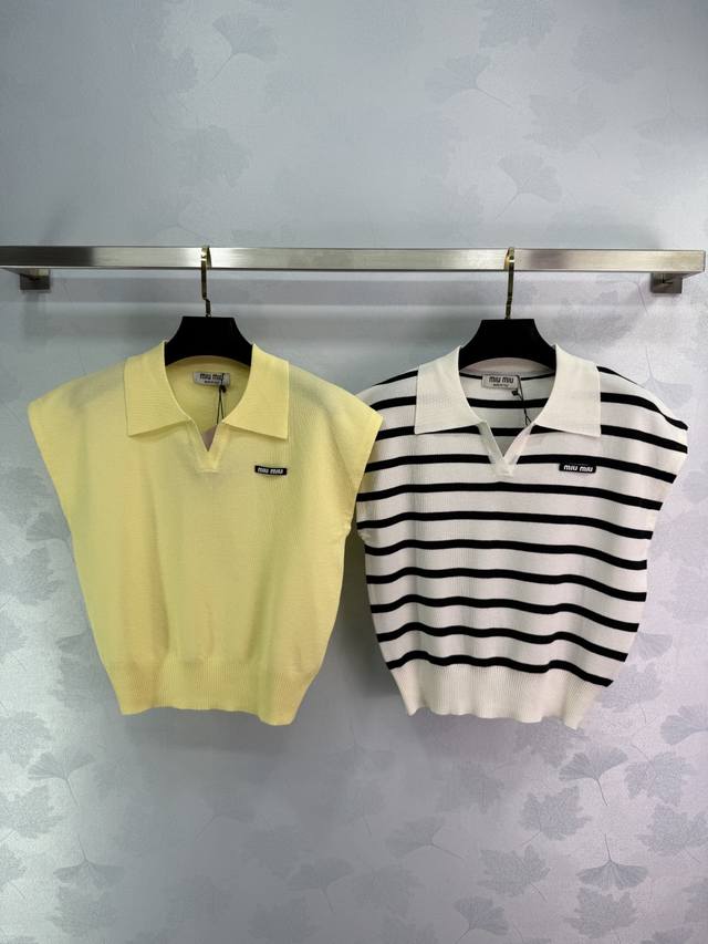 25 Summer Miumi* Skin-Friendly Breathable Silk-Like Long-Staple Cotton, Polo Col