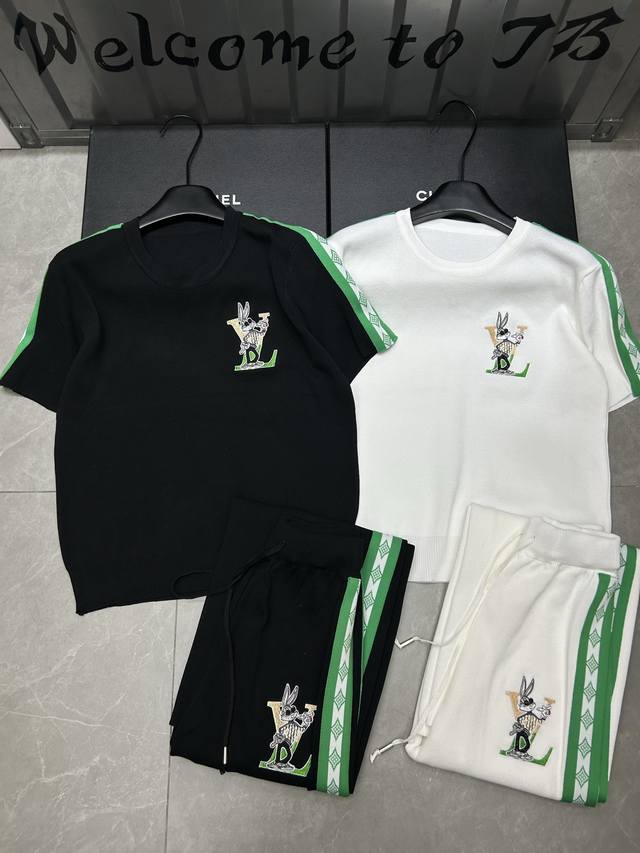 New Arrival Style No.: 27626# #Donkey Rabbit Short-Sleeve Set Actual Photos