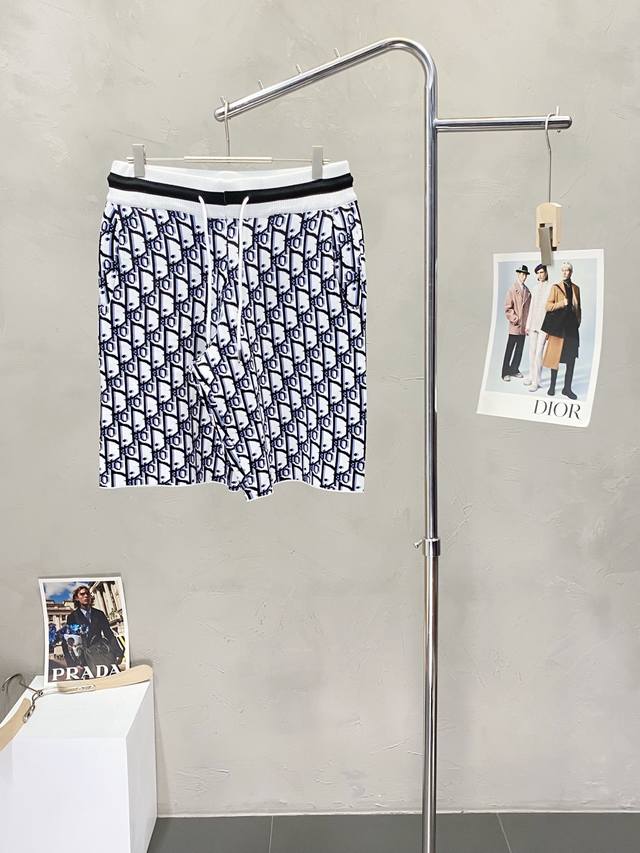 Dior Exclusive New Spring/Summer Casual Shorts High-End Version Custom-Made Fabr
