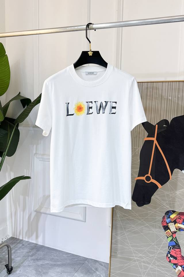 Loewe 2025Ss Snake Year New Year's Edition Spring/Summer Premium Short-Sleeve T-