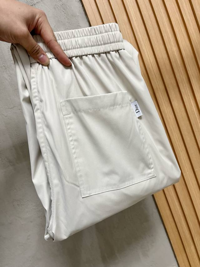 Dior Dior Off-White Workwear Pants A Harmonious Blend Of Fashion And Functionali