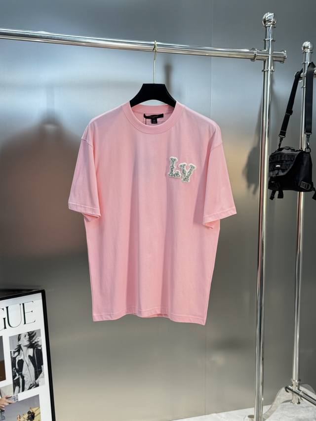 For Pants. Donkey Brand*25S New Round Neck T-Shirt.Can Be Paired With A Set. Rel