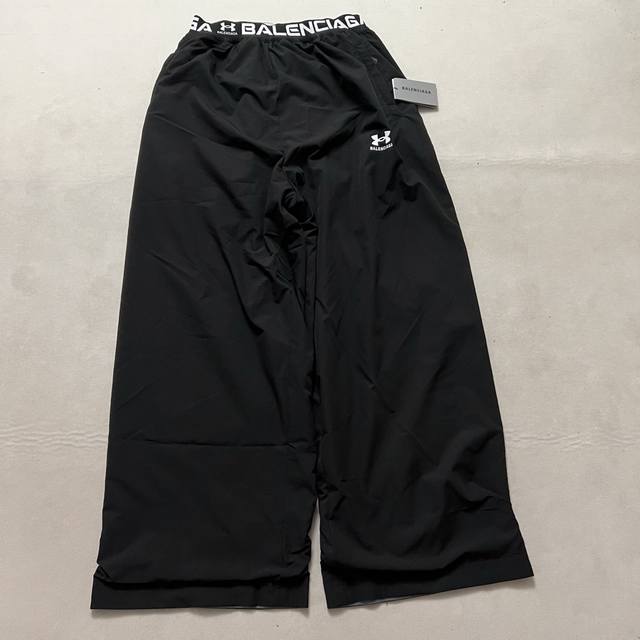 Balenciaga Paris-Branded Collaboration With Under Armour Double-Sided Trousers