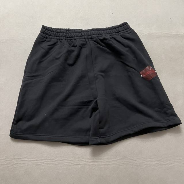 Balenciaga Tape-Lettered Shorts