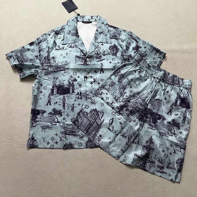 Top Shorts Lv Cartoon Set