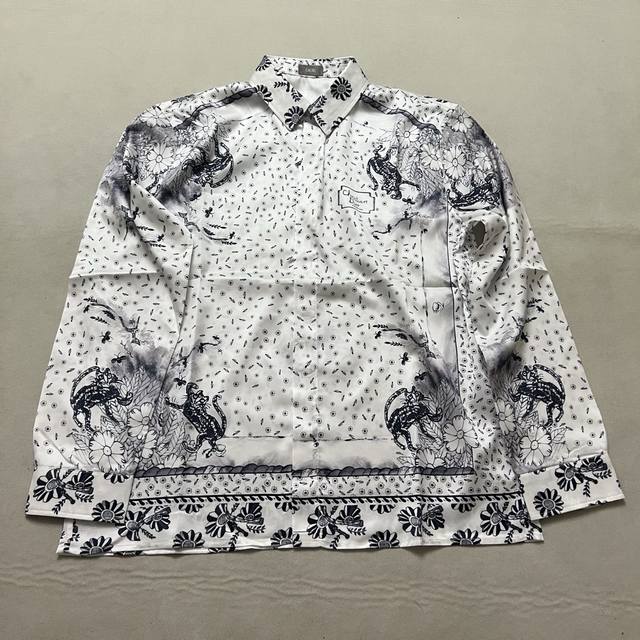 Dior Plant Element Long-Sleeve Shirt