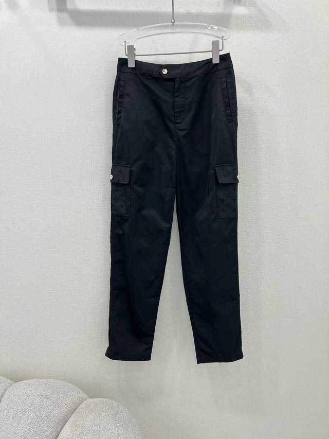 Louis Vuitto*25 New Workwear-Style Long Pants Custom-Made Yb Imported Nylon Mate