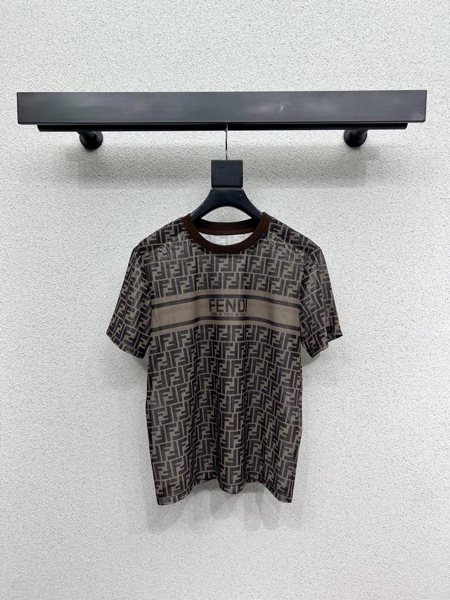 Fd Family Ff Floral Mesh Short-Sleeve Top Classic Style, Soft And Smooth Texture
