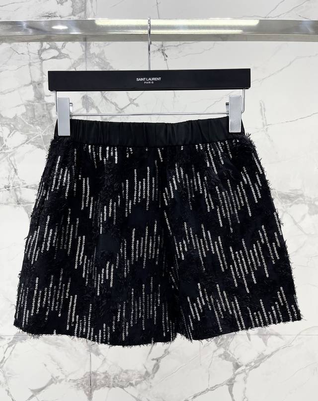 Holy Family Sequined Meteor Shower Relaxed Fit Pair With Relaxed Shorts Casual F