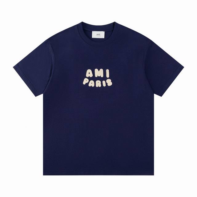 Market-Leading Quality Ami 2025Ss Summer New Arrival Micro-Logo Short-Sleeve T-S