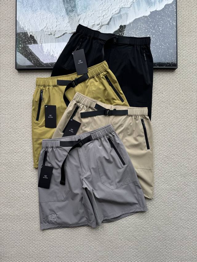 Arcteryx Summer Men's Embroidered Buckle Casual Shorts Quick-Dry Breathable Bird