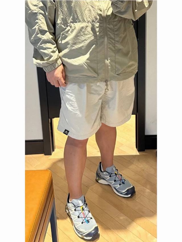 Adidas Five-Pocket Embroidered Logo Relaxed Functional Style Casual Shorts Coupl