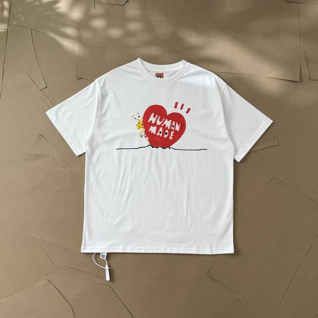 Certified Human Made Illustration Series Hide-And-Seek Love Couple Short-Sleeve