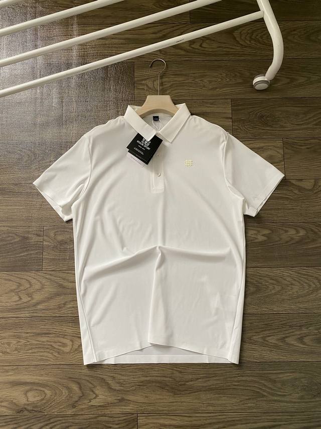 Kolon Sport New Men's Collared Short-Sleeve Quick-Dry Polo Shirt For Casual Outd