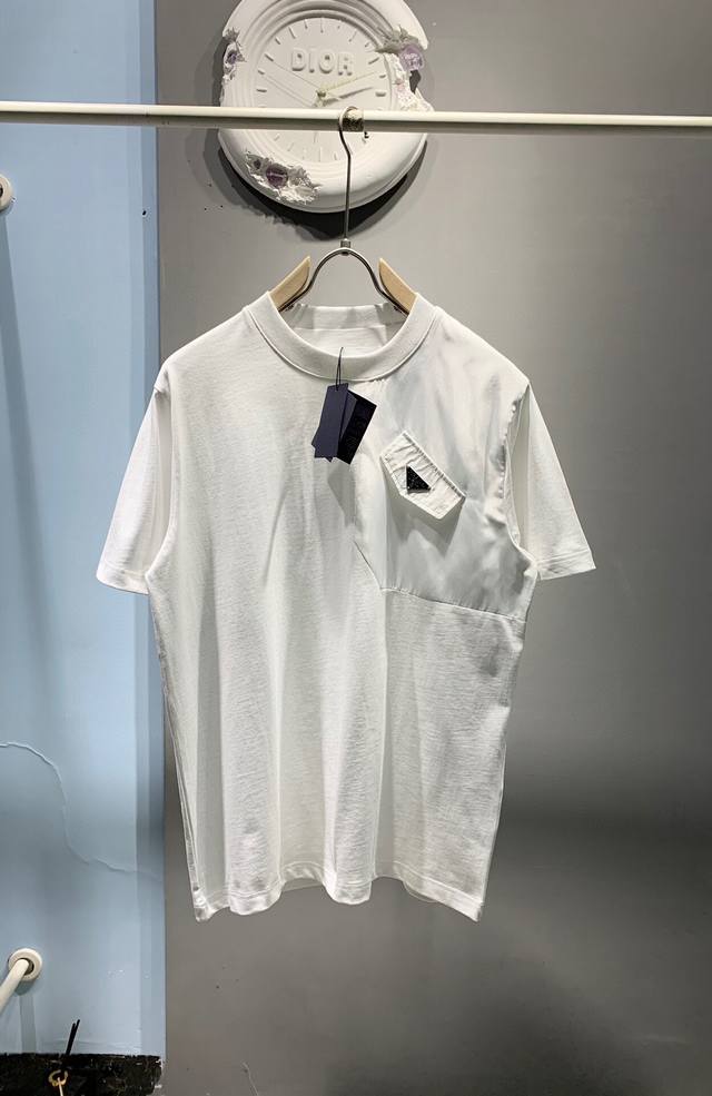 New Arrival Prada, 2025 Ss Spring/Summer New Arrival Needle-Woven Patch Pockets,