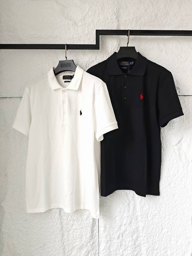 Ralph Lauren New Polo Logo 3D Embroidered Polo Shirt, Unisex, 210G 100% Cotton P