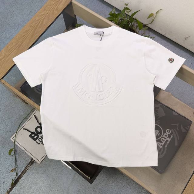 High Version 2025 New Moncler Monogram 3D Embossed Bell Rooster Letter Pattern L
