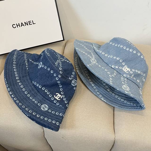 With Dust Bag + This 2025 Chanel Denim Fisherman's Hat Is The Perfect Blend Of F
