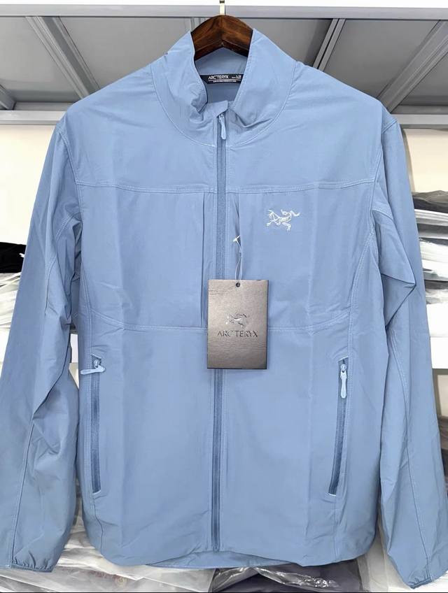 Farcteryx Arcteryx Gamma Lightweight Couple's Solid Color Stand Collar Soft Shel