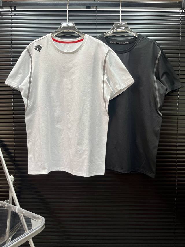 Descente Training Series Sports Fitness Tough Short-Sleeve T-Shirt Knitwear Unis