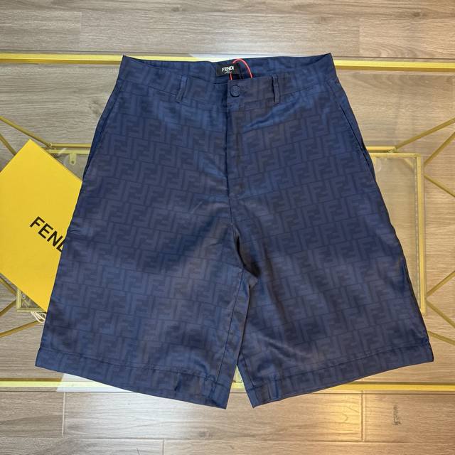 Counterfeit-Proof Version Fendi Ss25 Summer New Arrival Full-Length Ff Shorts Cu