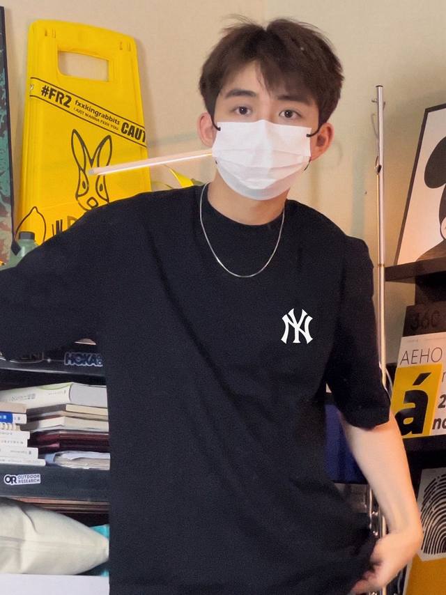 Mlb-La Korean New Sunset Deer Couple Short-Sleeve T-Shirt Product Details: Made