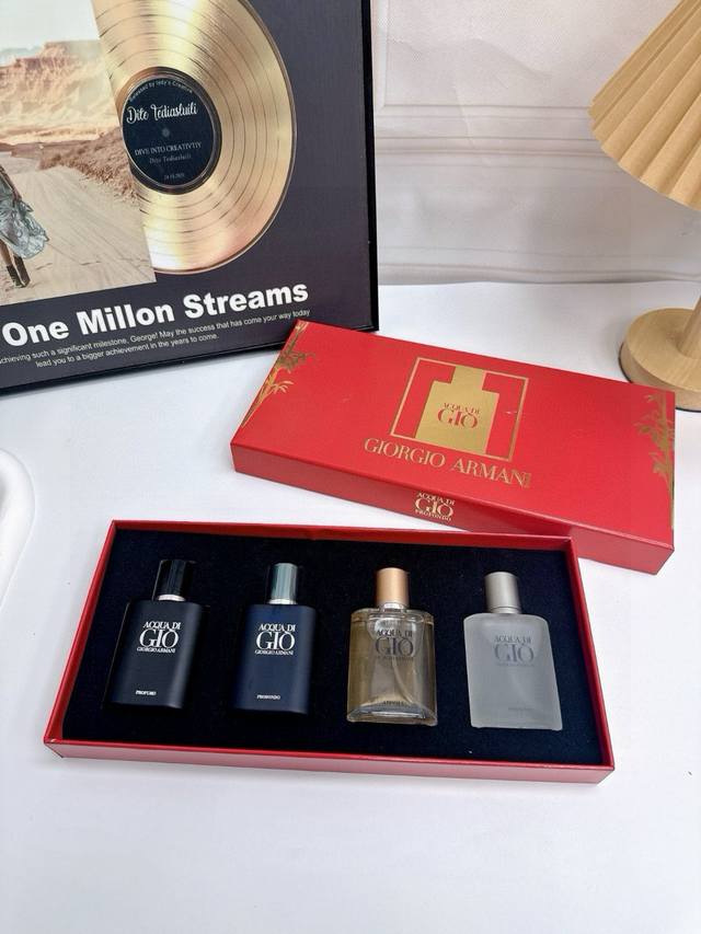 Armani Emotion Perfume Set Of Four 30Ml 4 With Spray Nozzle. What You See Is Wha