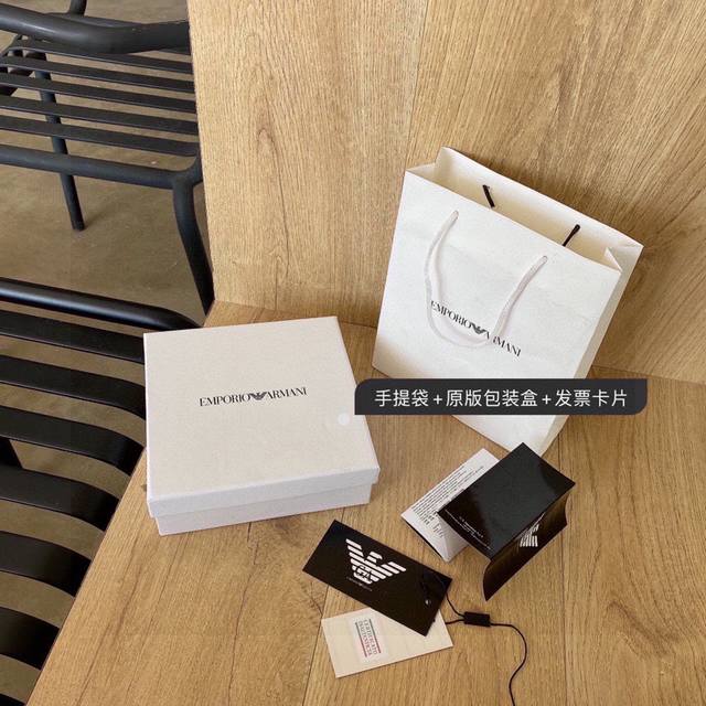 Farmani Armani Classic Armani Belt With Gift Box, 3.3 Cm Wide, 115 Cm To 125 Cm