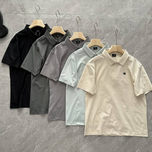 Kl Men's Collared Short-Sleeve Quick-Dry Polo Shirt For Casual Outdoor Wear, Sum