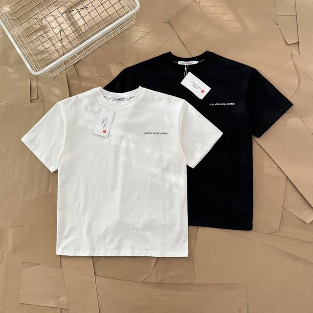 Calvin Klein Ck Summer Short-Sleeve T-Shirt With Small Letter Print On Chest 501