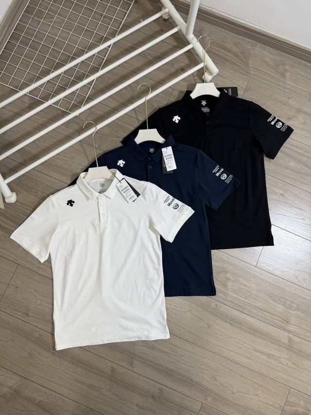 New Arrival Descente Polo Shirt Detail View Descente Descente Solid Color Logo P