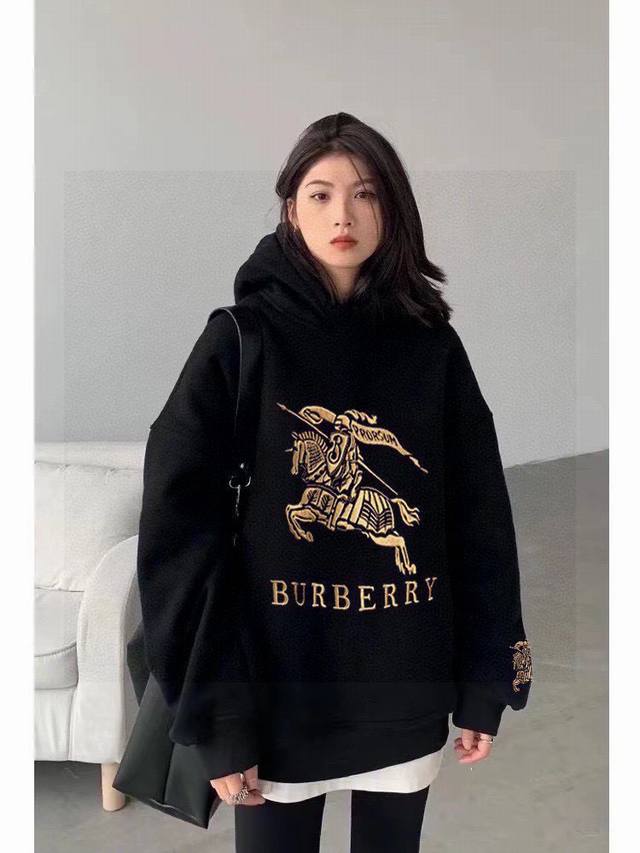 New Arrival: Autumn/Winter New Arrival Burberry Classic Horse Embroidered Oversi