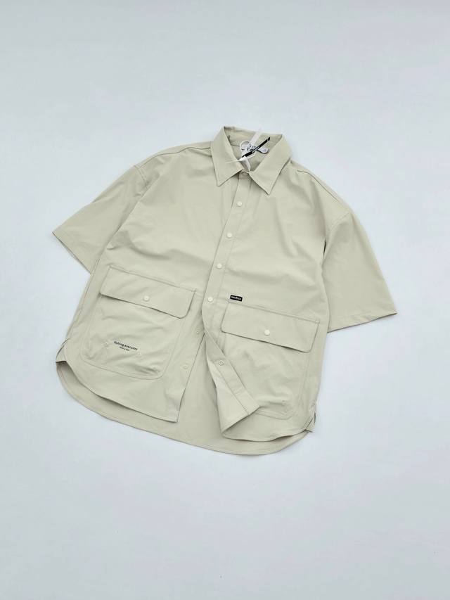 Go Out Co-Produced Nautica White Sail Japanese-Style Unisex Outdoor Fishing Shir