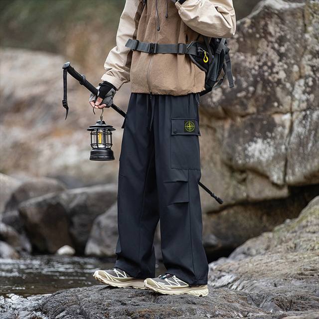 Stone Island Overseas Exclusive Outdoor Hiking Functional Straight-Leg Workwear