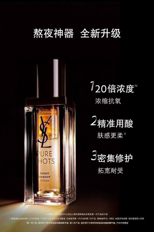 Ysl Night Queen Essence 50Ml High-End Version With Counter-Exclusive Handbag. Sc