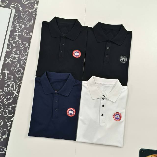 Sizes: S-Xl. High-End Replica Canada Goose Beckley Men's Polo Shirt Casual Short