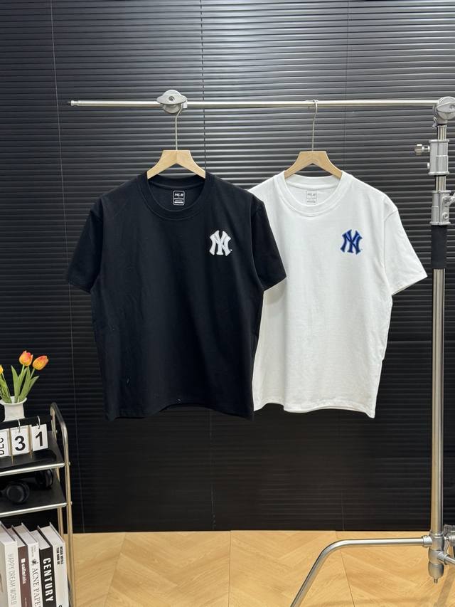 Mlb New York Yankees Back Full Print Logo Couple Short-Sleeve T-Shirt Popular On