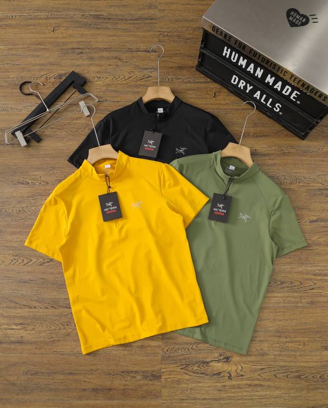 Arcteryx Arc'teryx Half-Zip Stand-Up Collar Outdoor Casual Short-Sleeve Men's Co