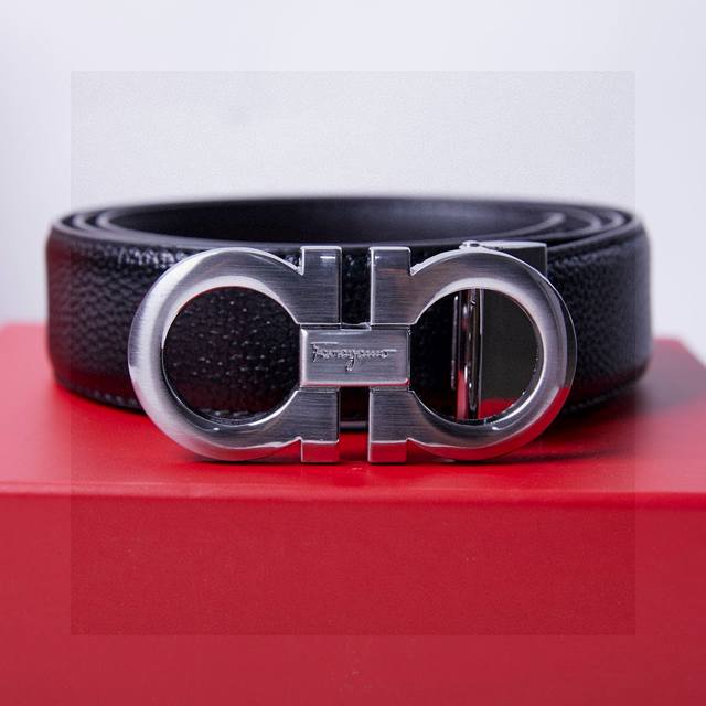 Latest Ferragamo Belt With Needle Buckle From The Boutique. The Buckle Features