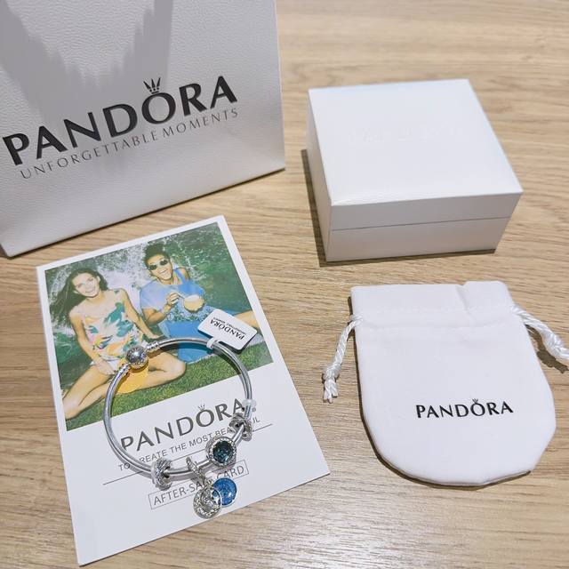 Pandora Dreamy Ocean Heart Bracelet Replica Edition Pandora Valentine's Day New
