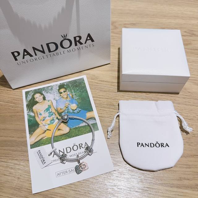 Pandora Hollow Heart Bracelet Replica Edition Pandora Valentine's Day New Arriva