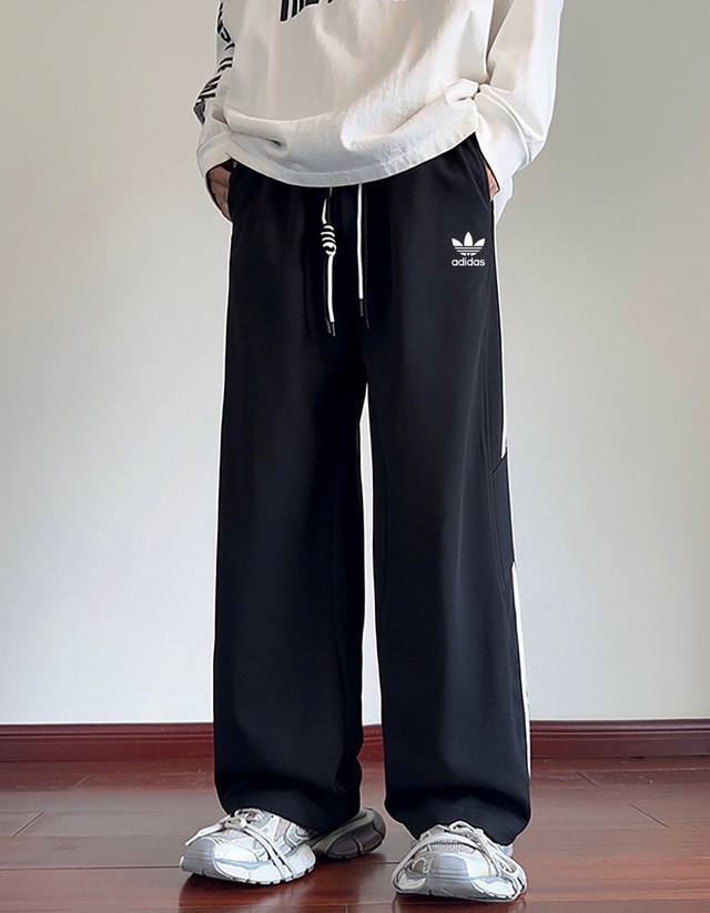 New Arrival Spring/Summer New 2025 Three-Leaf Clover Adidas Three-Stripe Wide-Le
