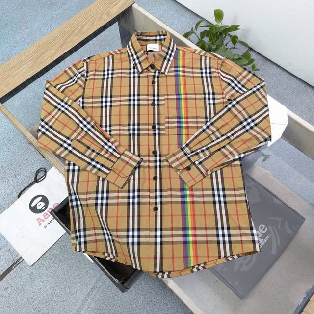 2025 New Arrival Style Number: Qn11 Ss New Burberry Classic Rainbow Check Patter