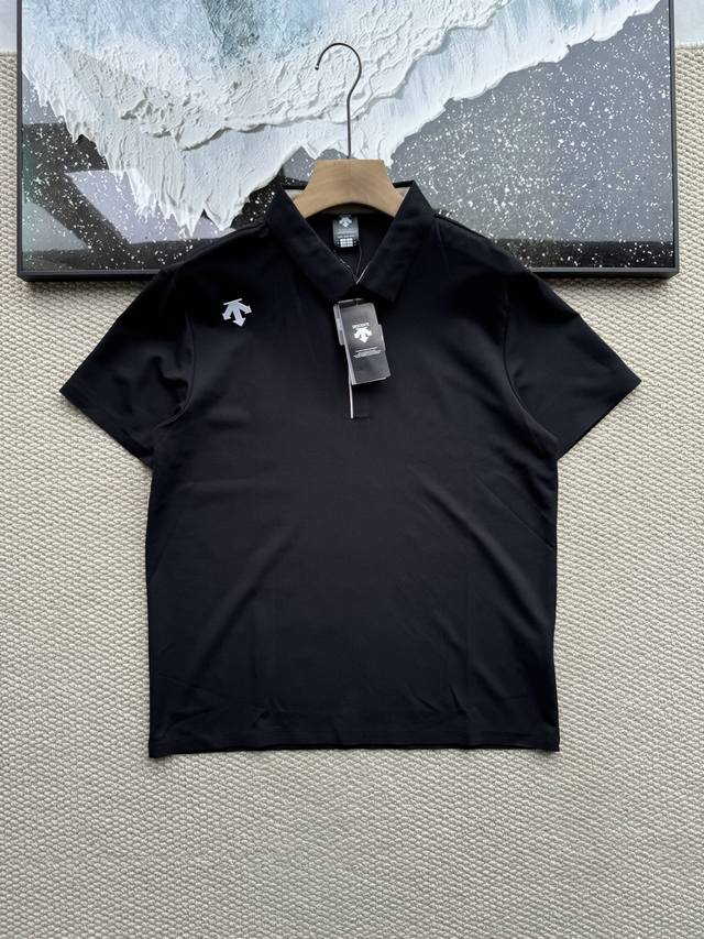 Descente 2025 Summer New Classic Collar Ice Silk Seamless Short-Sleeve Polo Shir
