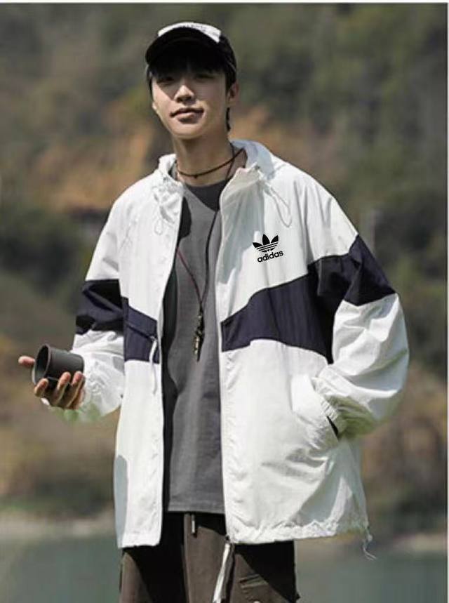 New Arrival: Adidas Three-Leaf Clover Uv-Protective Skin-Protecting Jacket For S