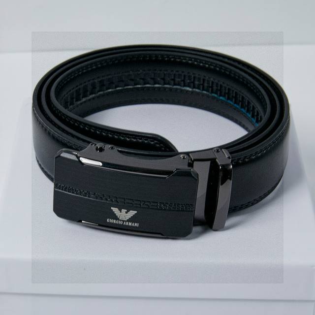 Latest Armani Armani Belt With Matte Buckle, Absolutely Stunning! This Belt Is A
