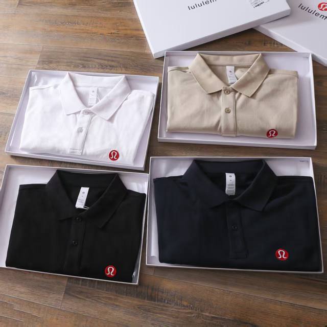 High-Quality Boxed Short-Sleeve Shirt, Lulu Solid-Color Business Casual Men's Sh