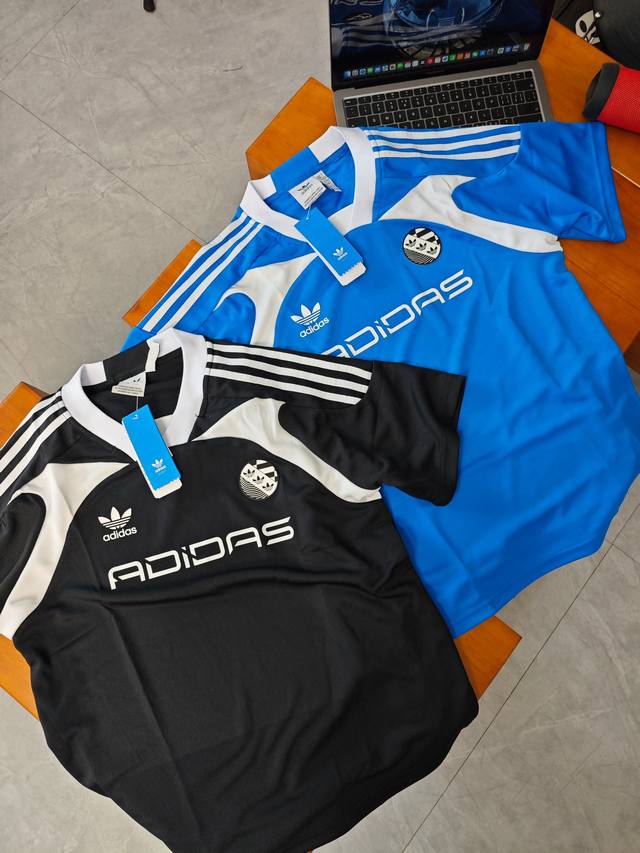 Pure Adidas Trefoil Printed Casual Loose T-Shirt Jersey With Label And Hang Tag,