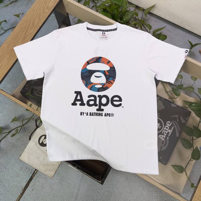 New Arrival Model Number: A551 High Version 2025 New Aape Monkey Man Purple Camo