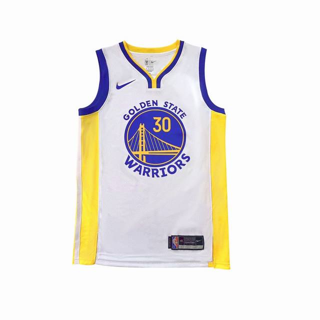 Heat-Pressed High Version Nike Nba Stephen Curry Golden State Warriors Jersey Ni